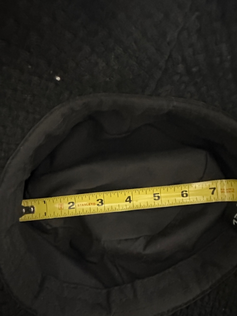 CHANEL Black Bucket Hat with White CC Trim - Picture 4 of 4